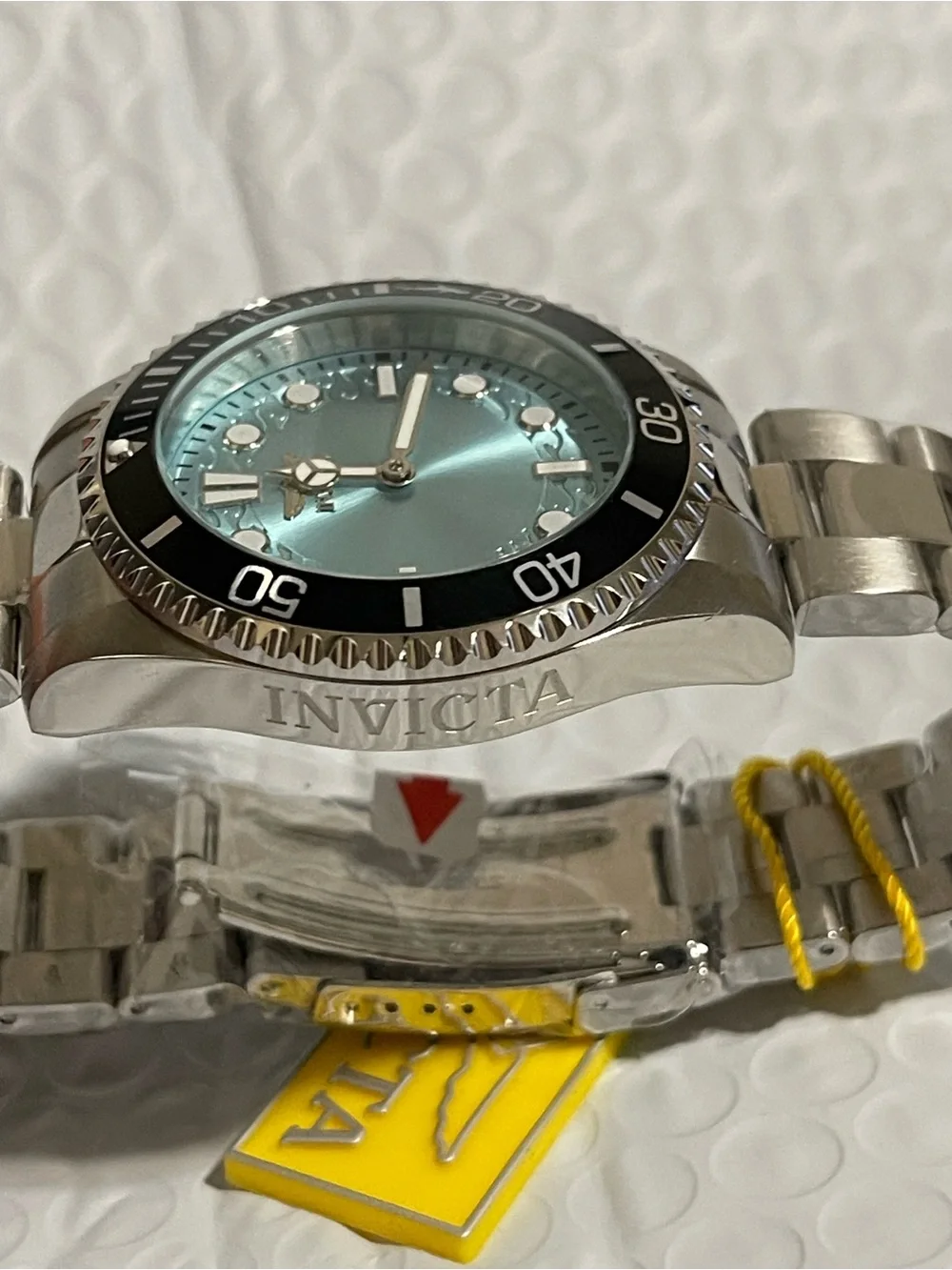 Invicta Pro Diver Crestcore Men's Watch - 43mm. Steel  Blue dial and black bezel